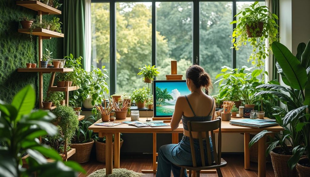 découvrez pourquoi le vert est la couleur parfaite pour calmer l'esprit tout en stimulant la créativité, un équilibre idéal pour votre bien-être et votre inspiration.