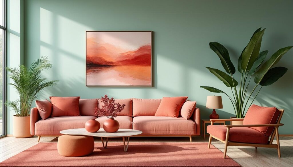 découvrez comment associer harmonieusement la couleur complémentaire au vert d'eau pour sublimer et apporter élégance à votre décor intérieur.