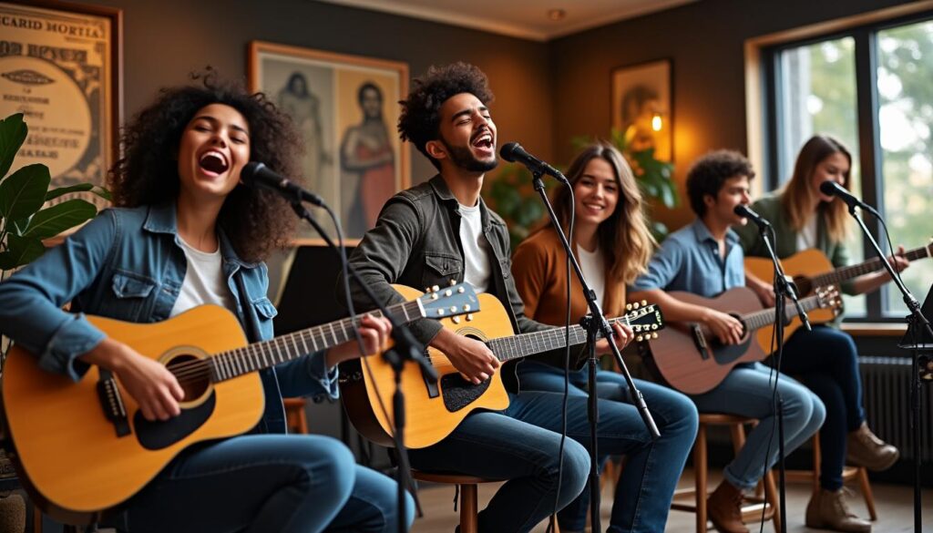 explorez les nouveaux talents prometteurs de la chanson française et découvrez les voix qui façonneront la musique de demain.
